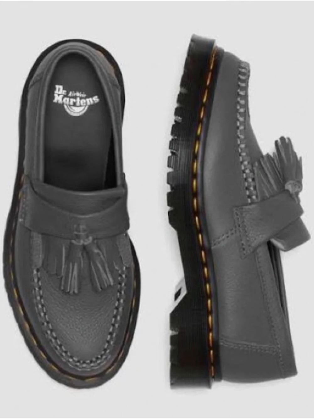 Dr. Martens women’s Grey Tassel Loafers
